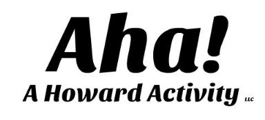 Aha! A Howard Activity LLC